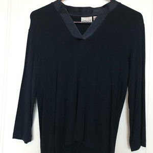 Women's Chico Blue Navy Top Size1